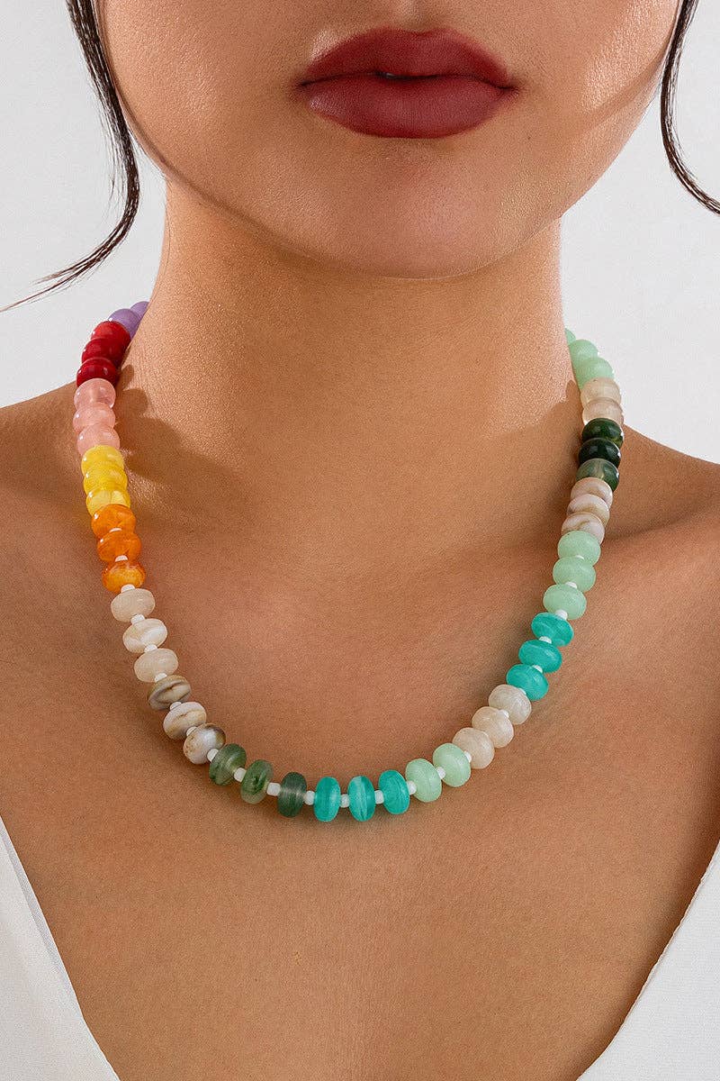 Vibrant Beaded Necklace