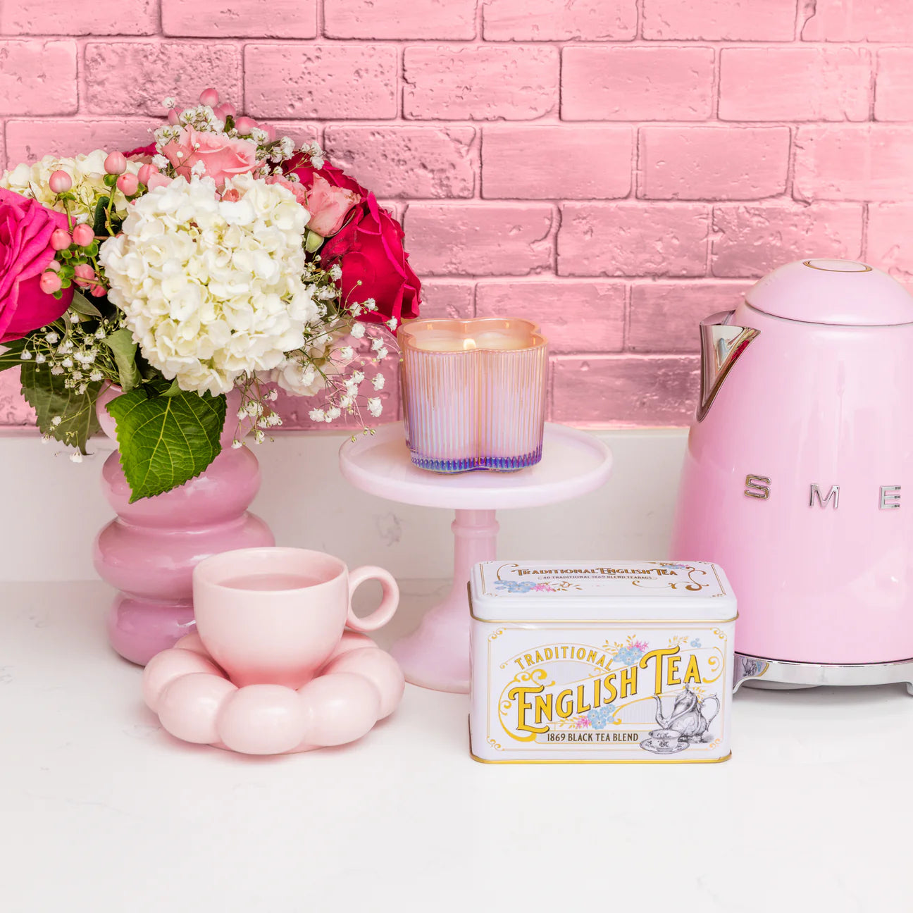 Sweet Grace #075 Candle - Pink