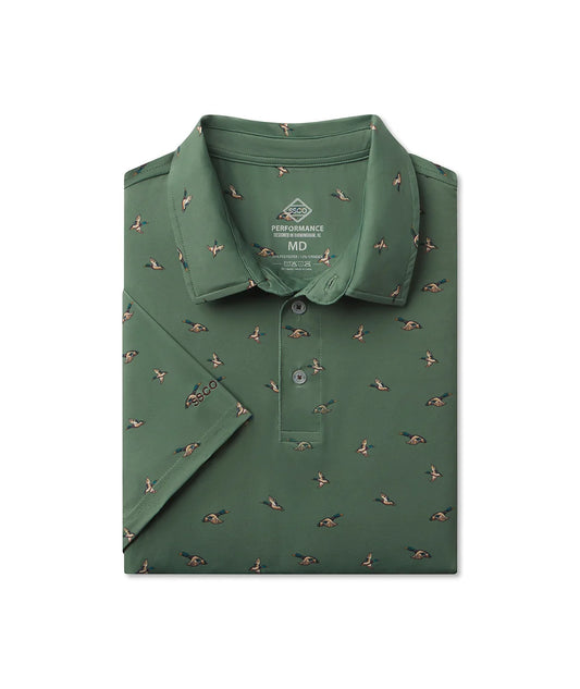 SSCO Feathered Frenzy Printed Polo - Feather