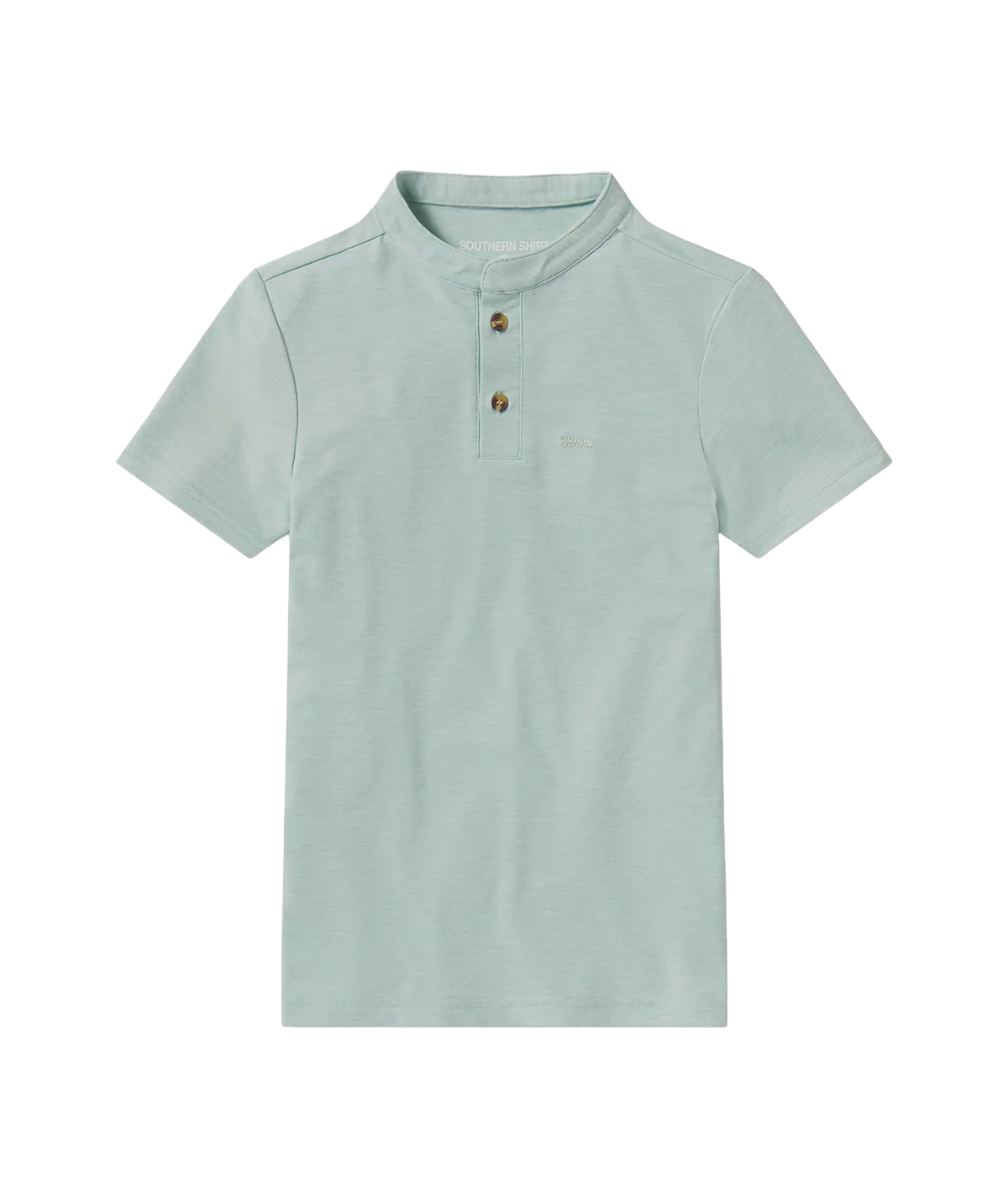 SSCO Boys Max Comfort Henley SS - Harbor Gray
