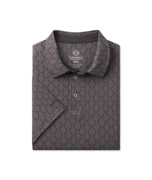 SSCO Love Of The Hunt Printed Polo - Buckshot