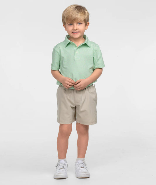 SSCO Youth Boys Heather Madison Polo - Fairway