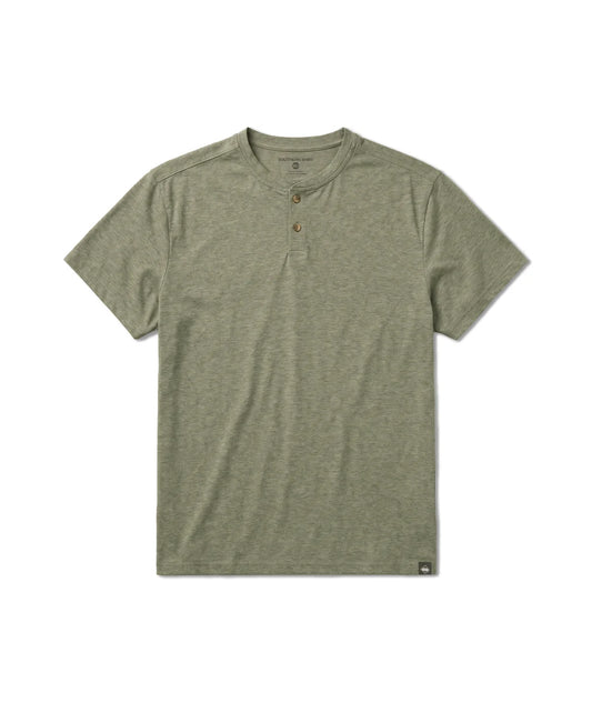 SSCO Max Comfort Henley SS - Spanish Moss