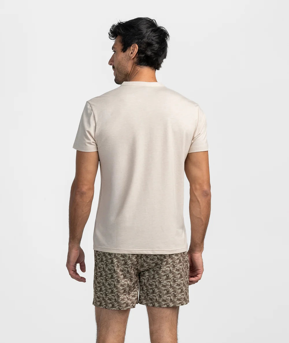 SSCO Max Comfort Henley SS - Oatmeal