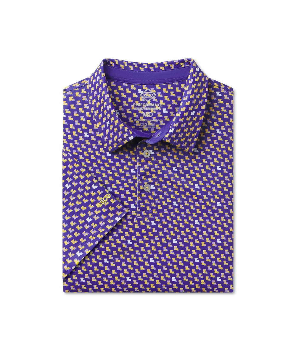 SSCO Kickoff Camo MotionTech Polo SS - Bayou Camo