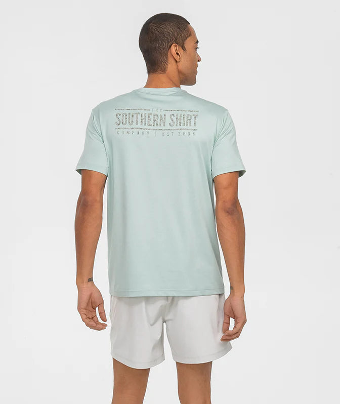 SSCO Camo Badge Performance Tee SS - Dusty Green