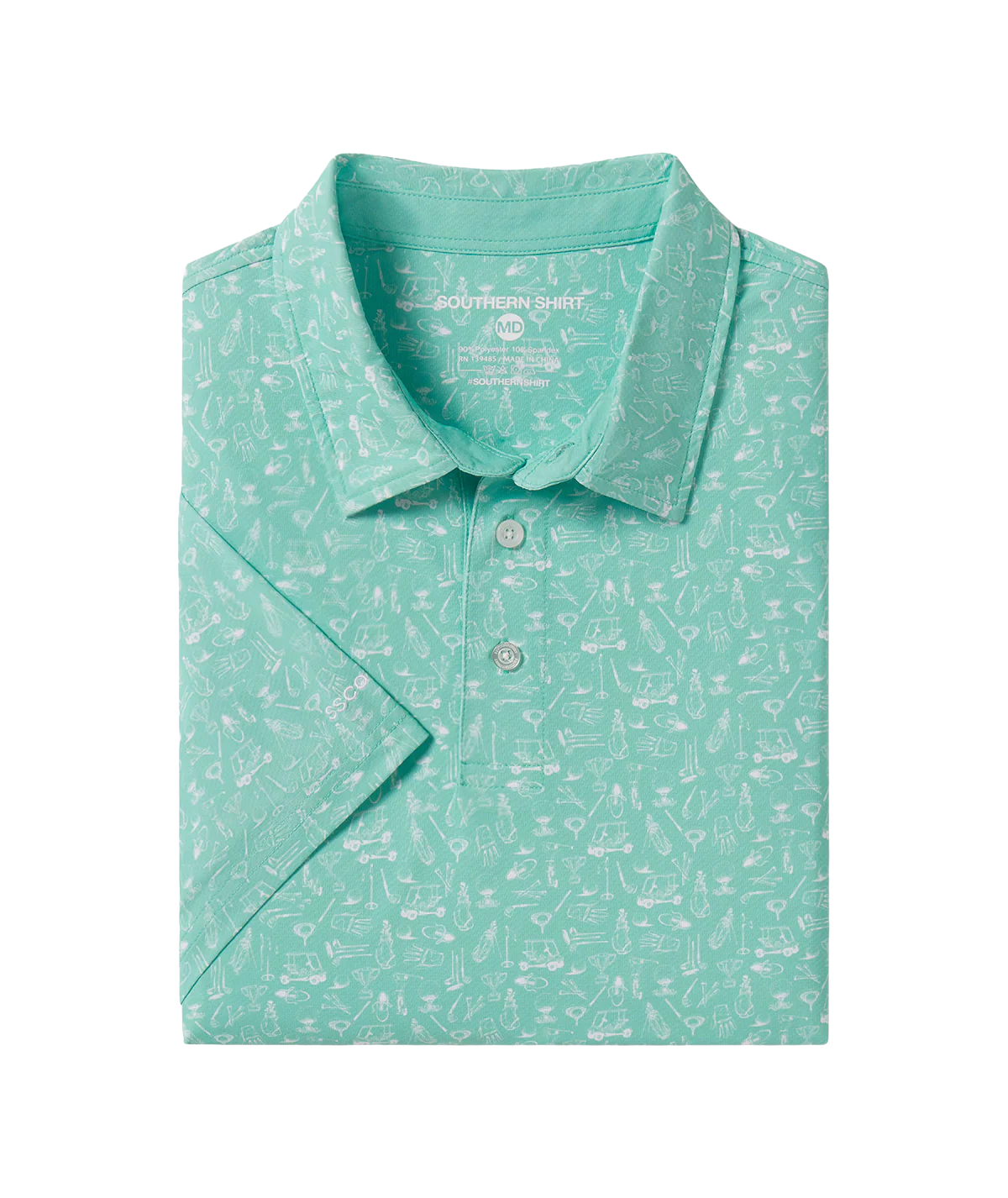 SSCO MotionTech Printed Polo - Paradise
