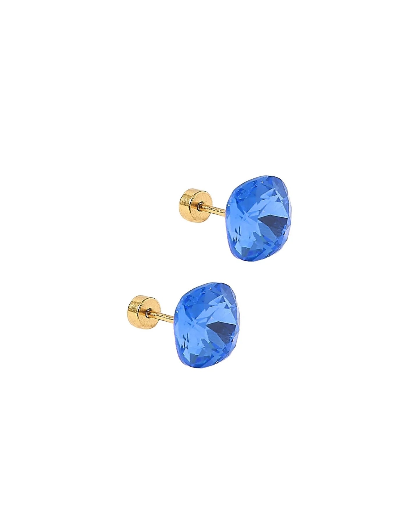Kit Cobalt Blue - Screwback Stud Earrings Lux