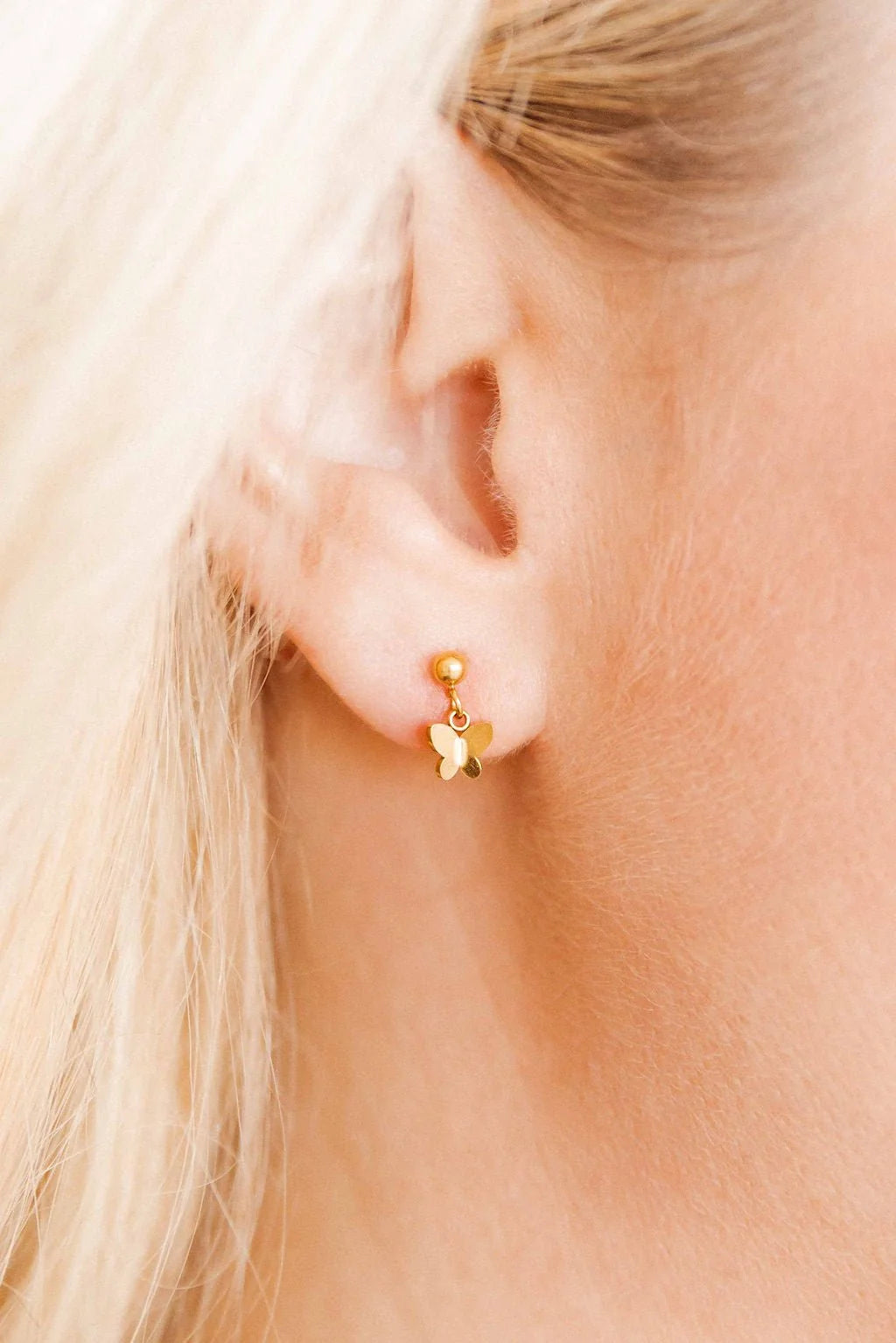 Millie Butterfly - Screwback Stud Earrings