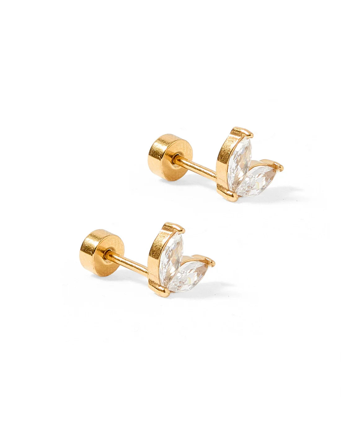 Nova - Screwback Stud Earrings - Nova