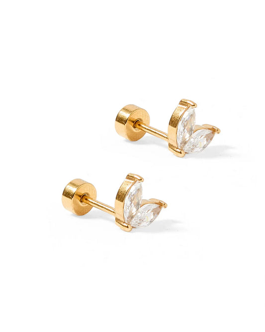 Nova - Screwback Stud Earrings - Nova