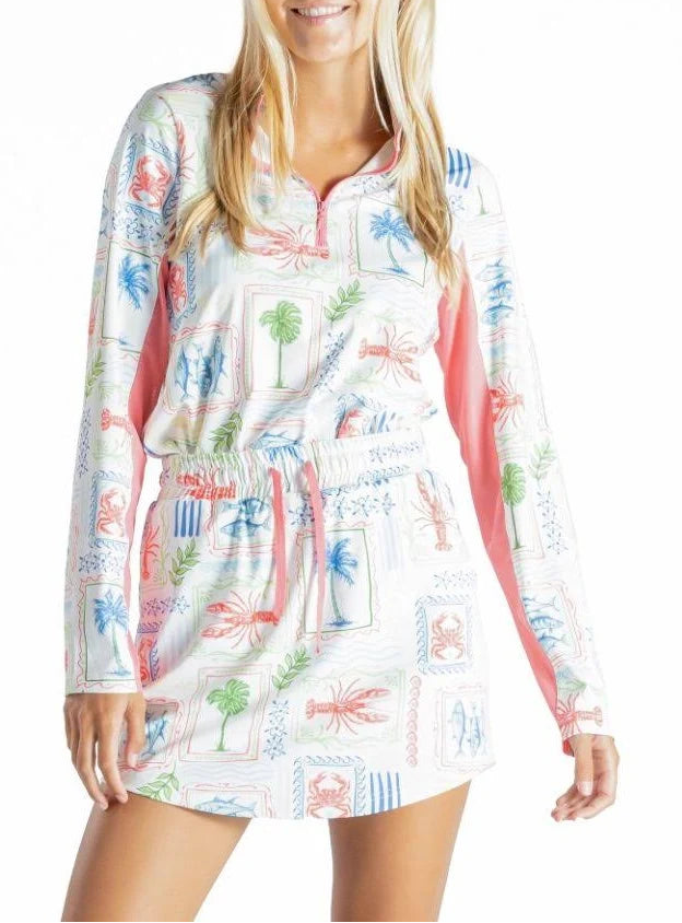 Simply Southern Sea Patch Drawstring Skort