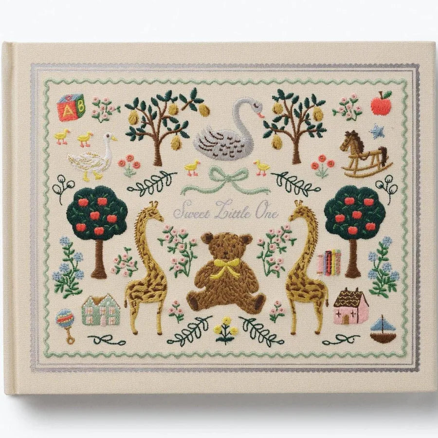 Rifle Paper Co. Baby Embroidered Memory Book