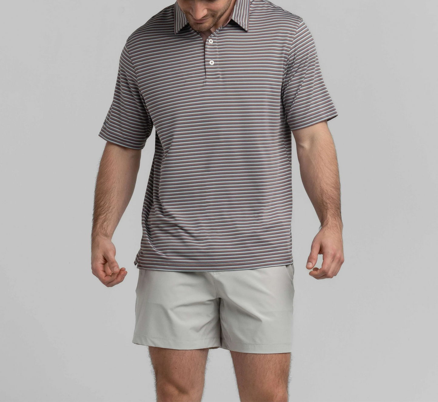 SSCO Crestline Stripe Polo - Lakeshore