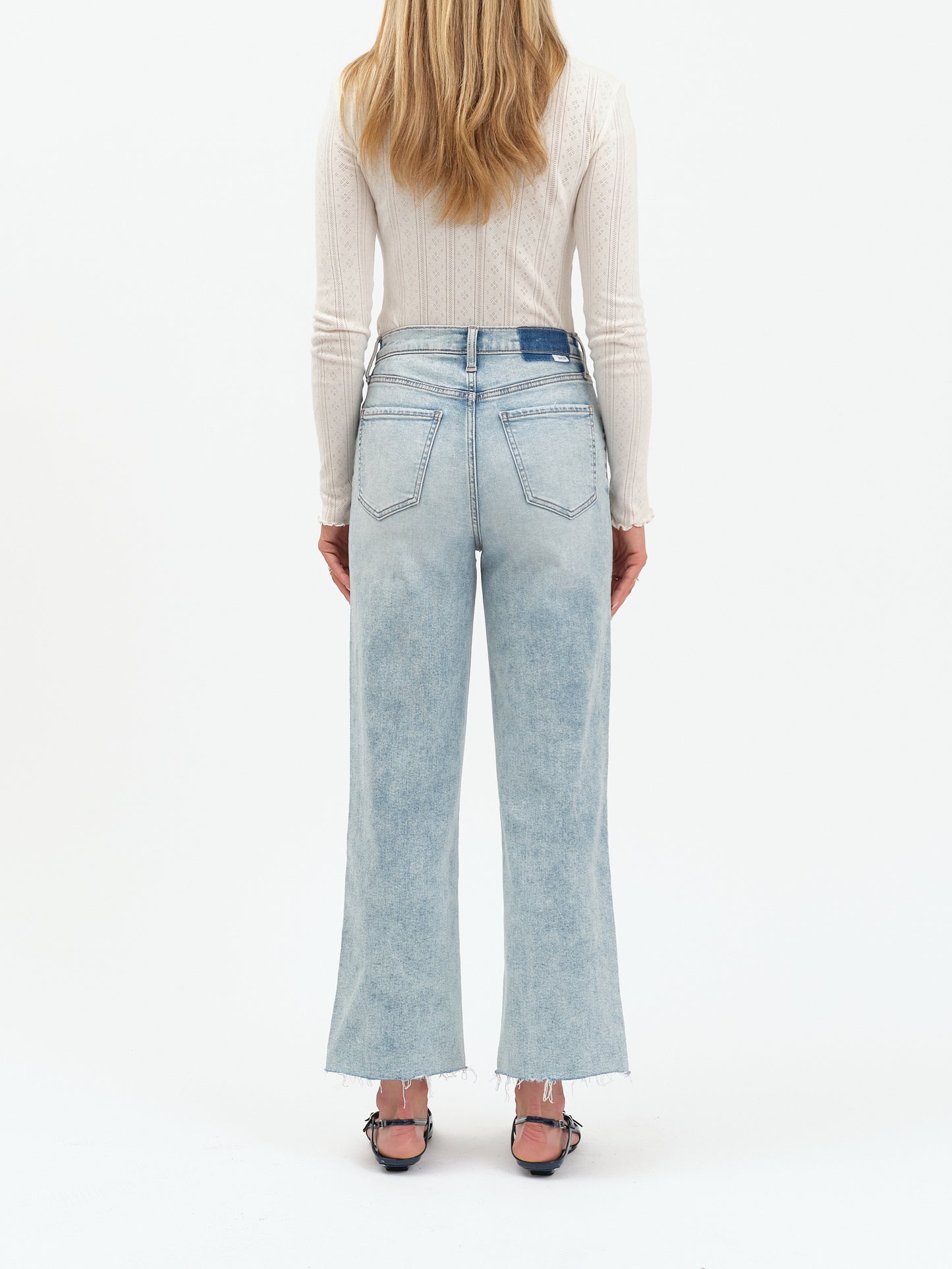 Daze Pleaser High Rise Wide Leg - Cupid