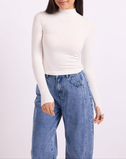Ronan Knit Top - Ivory