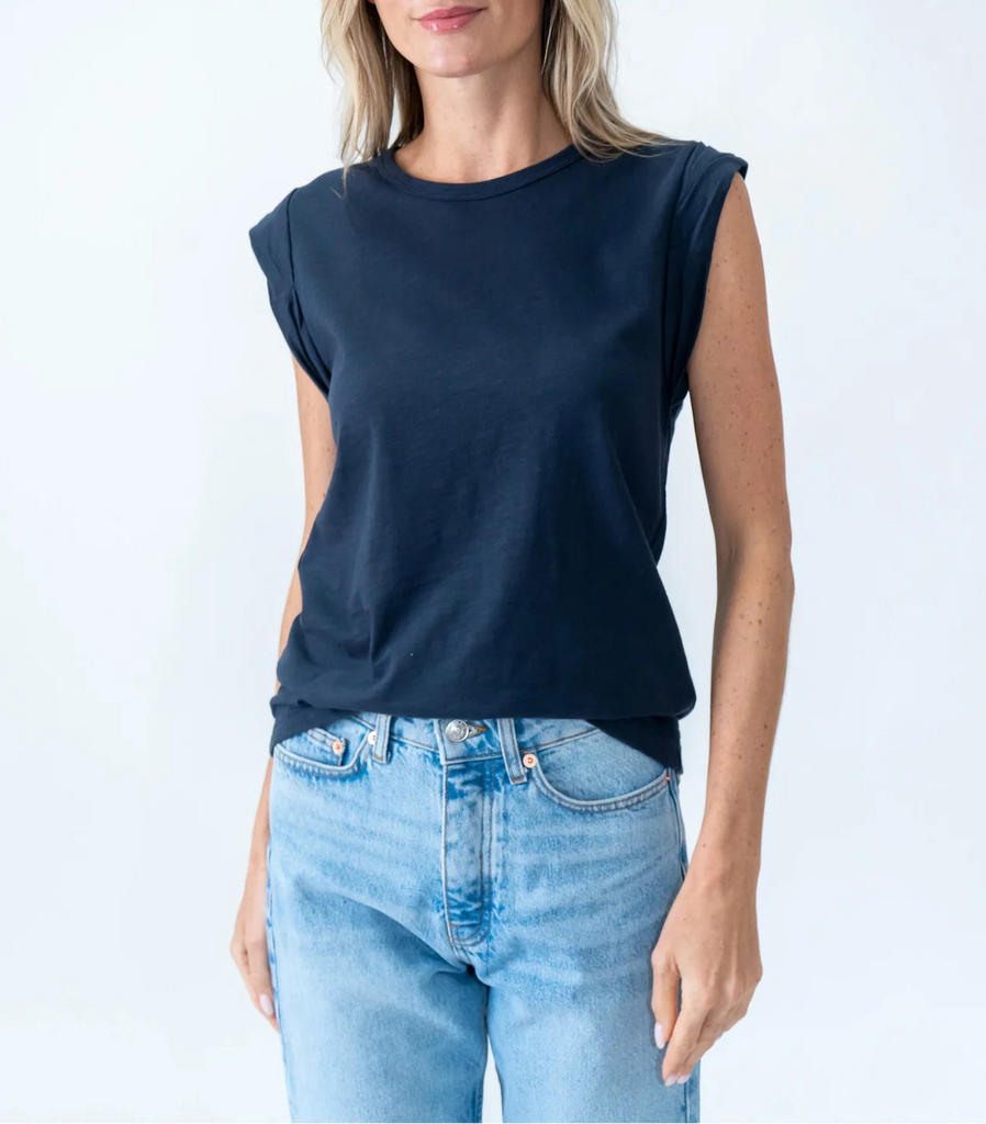 Six Fifty Caroline Twist Sleeve Tee