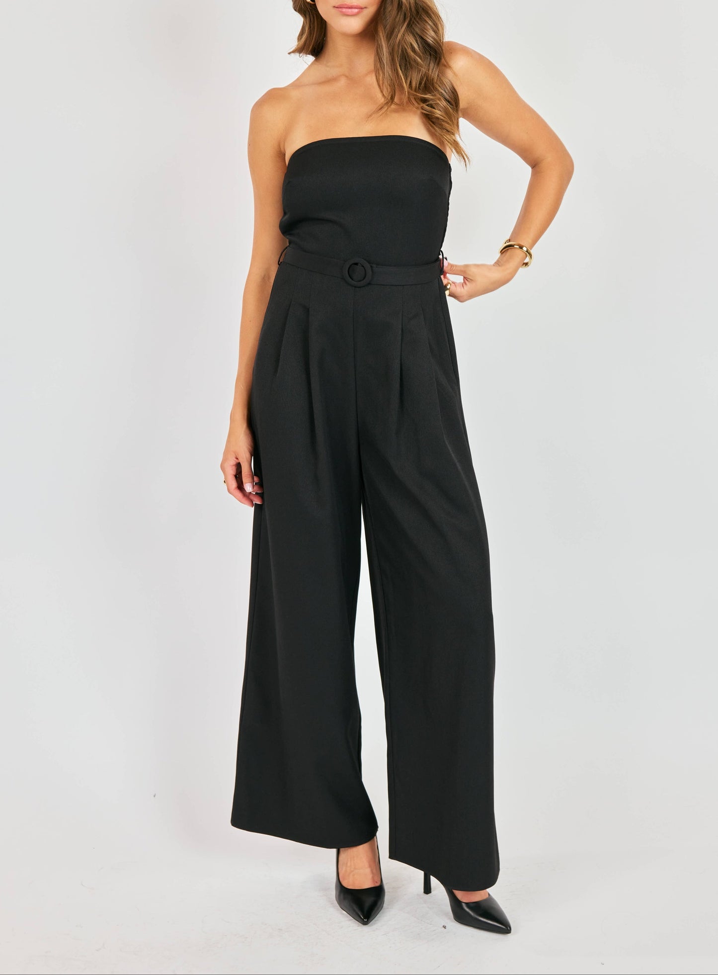 Royale Tube Jumpsuit - Black