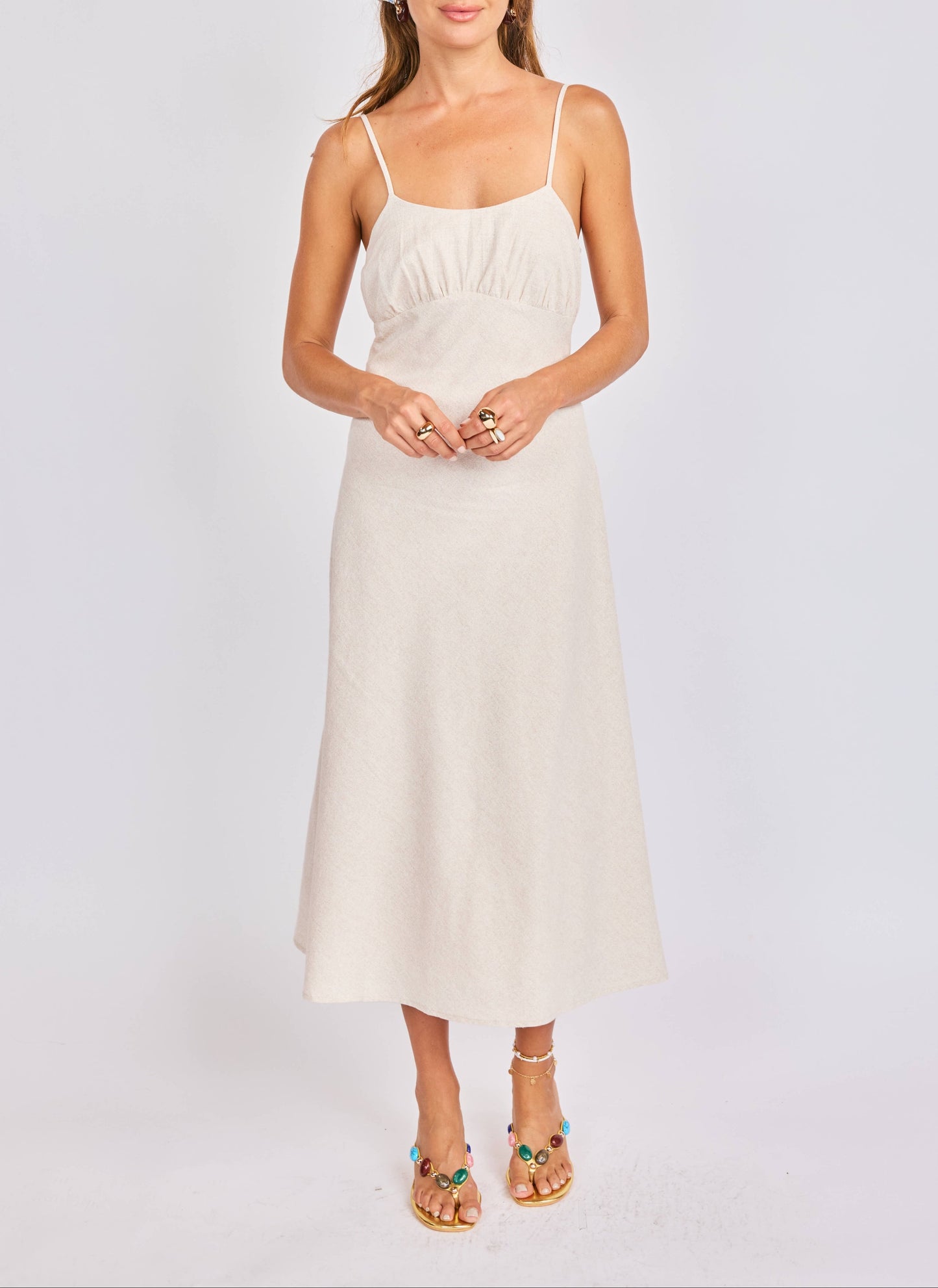 Sandbar Tank Dress - Natural