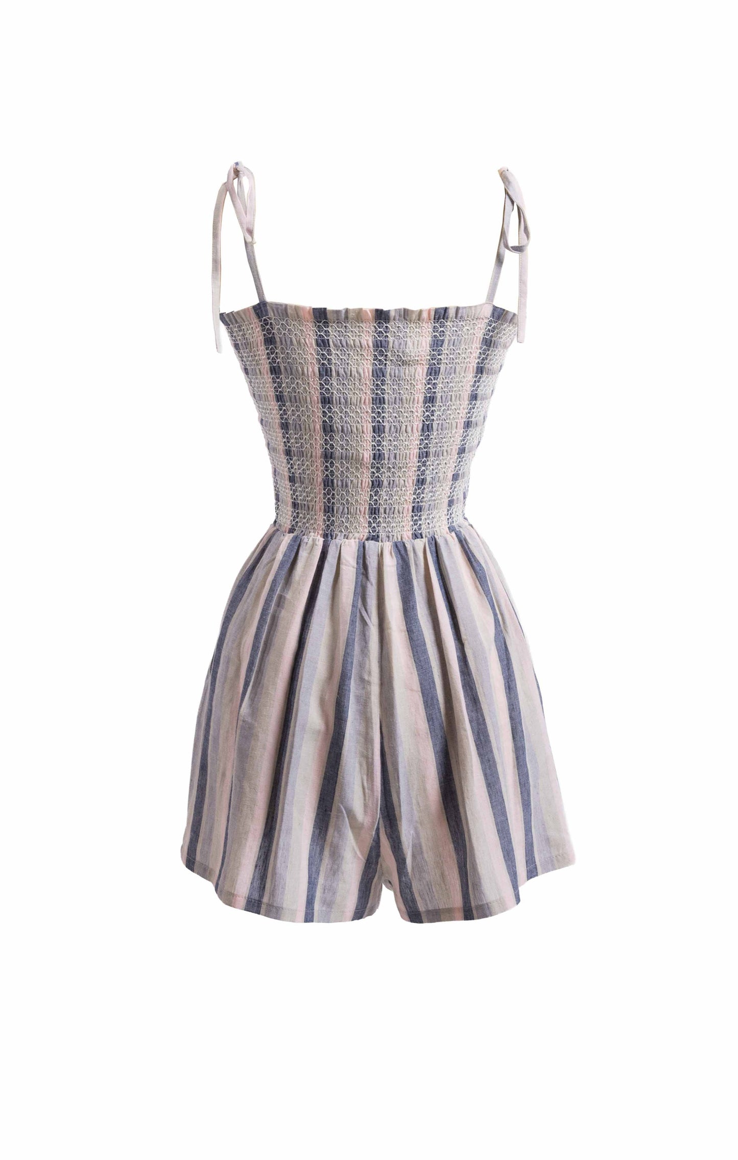 Sweetgrass Stripe Romper - Blue Multi