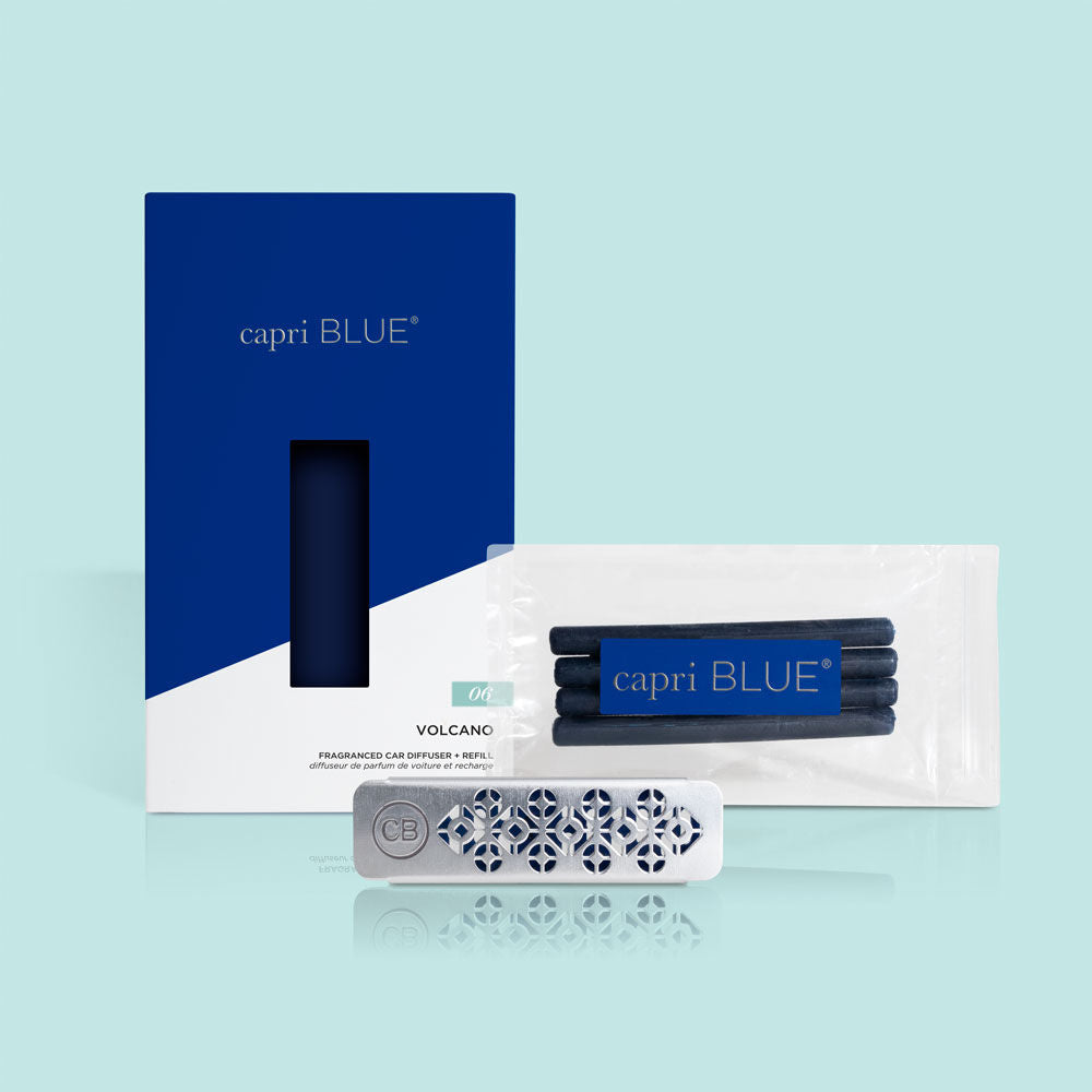 Capri Blue Car Diffuser - Volcano